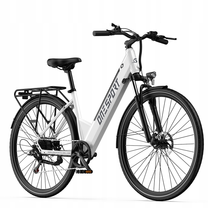 Rower elektryczny ONESPORT OT12 biały