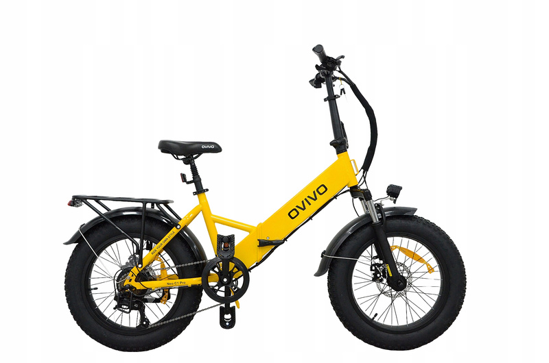 Rower elektryczny OVIVO Neo C1 Pro żółty 250W