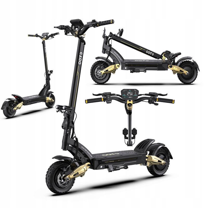 Pojazd elektryczny OOTD S30 2400W 52V 23.4AH 60KM 10"Podwójny silnik