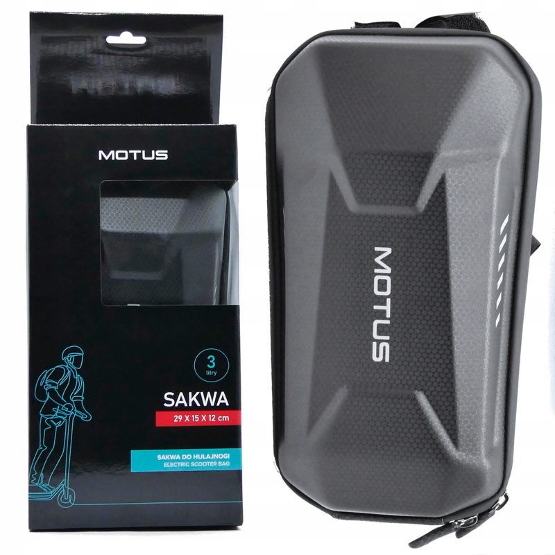 Pojemna torba na kierownicę Motus sakwa na hulajnogę 3l wodoodporna