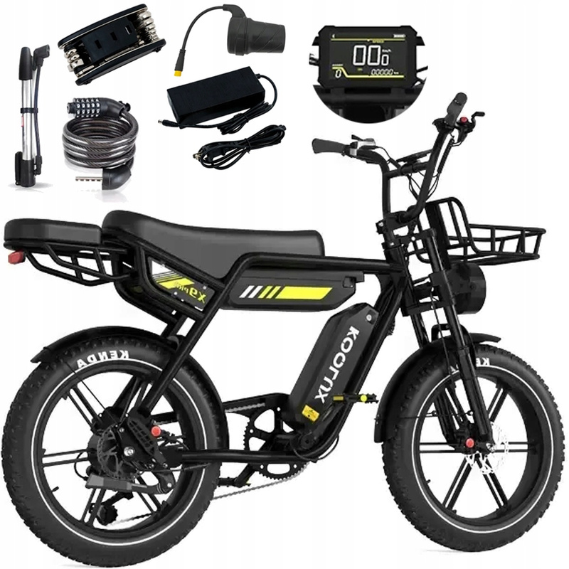 KOOLUX X9PRO Pojazd Elektryczny dla dorosłych 750W 30KM/H 150KM 31,2AH 20"