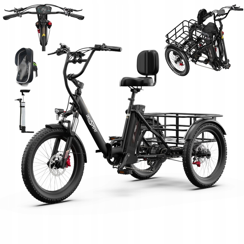 Pojazd elektryczny ONESPORT OT30 PRO Męski/Damski Czarny