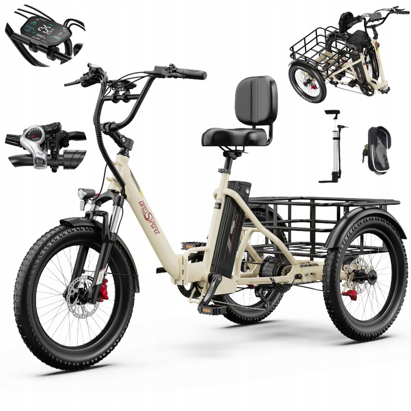 Pojazd elektryczny ONESPORT OT30 PRO Męski/Damski Beżowy