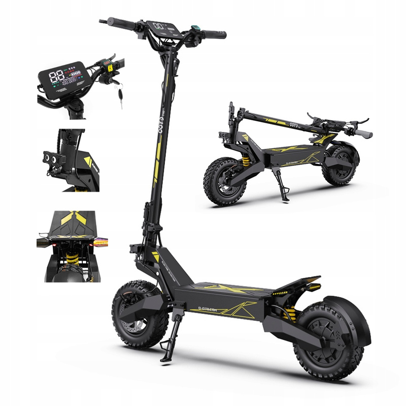 Pojazd Elektryczny Składany OOTD T10 900W 11" 48V 13AH 45KM miejski