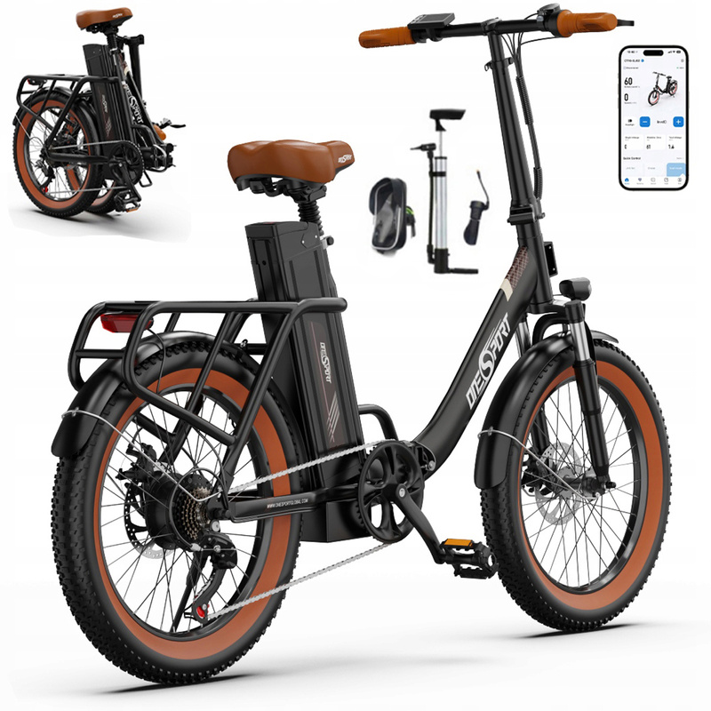 Rower Elektryczny Składany Onesport OT16-2